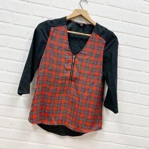 Express Plaid Blouse